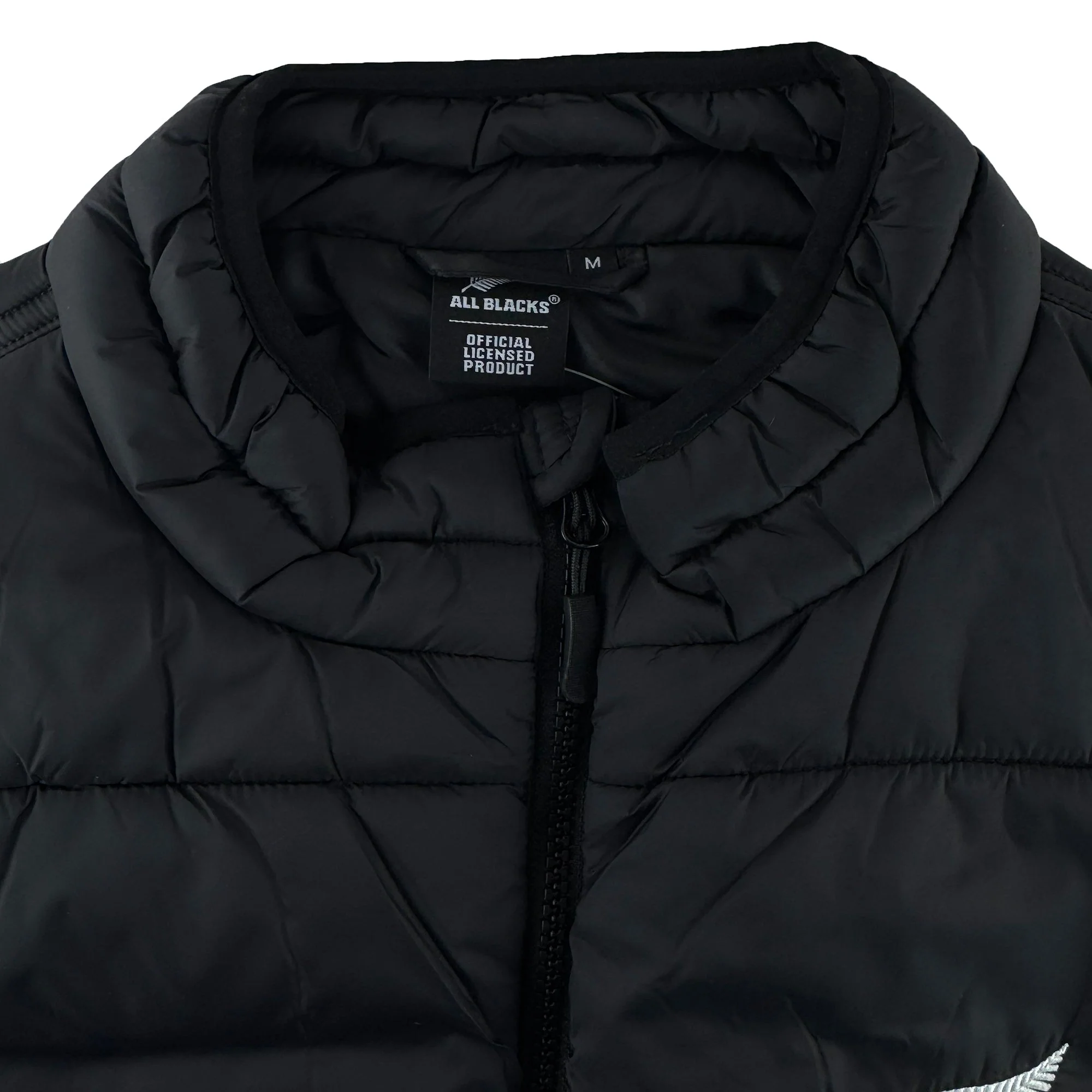 All Blacks Rugby Adult Puffer Vest Gilet sizes Small to 2XL - Image 7