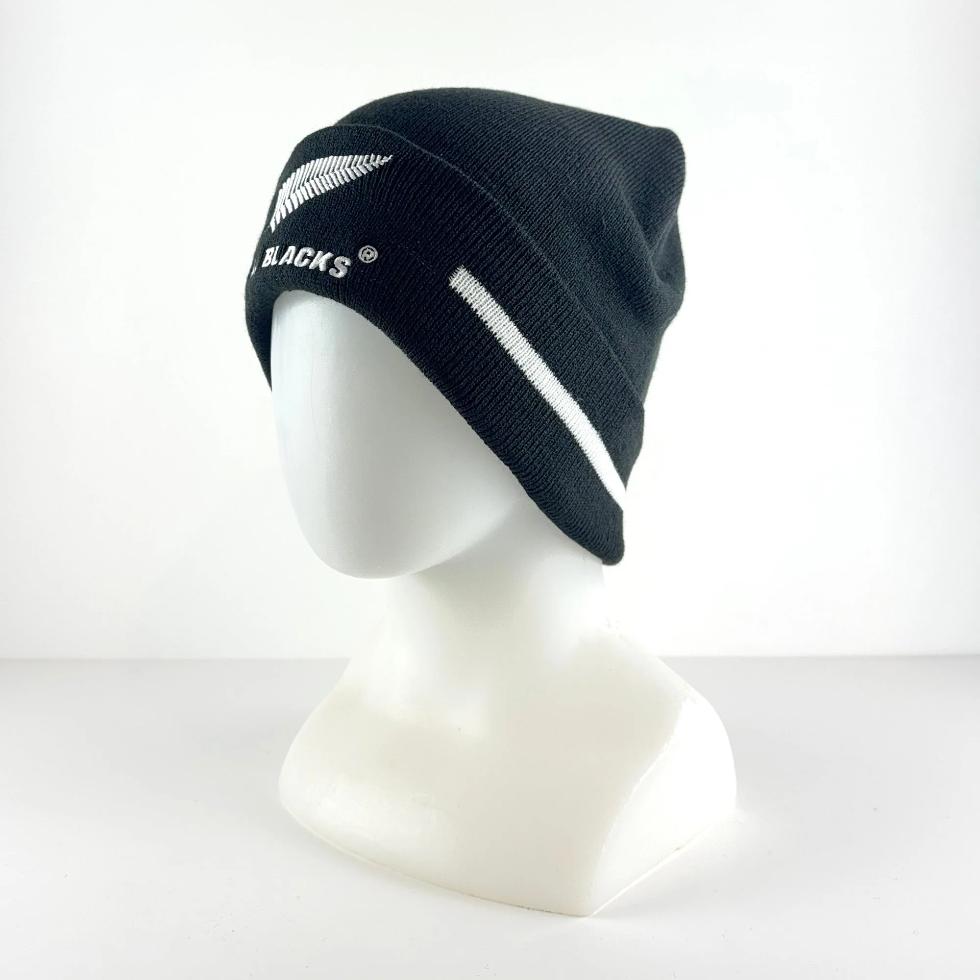 All Blacks Rugby Turn Up Beanie Hat - Image 3