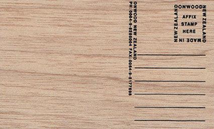 Christchurch NZ Gondola Wooden Postcard - Image 2