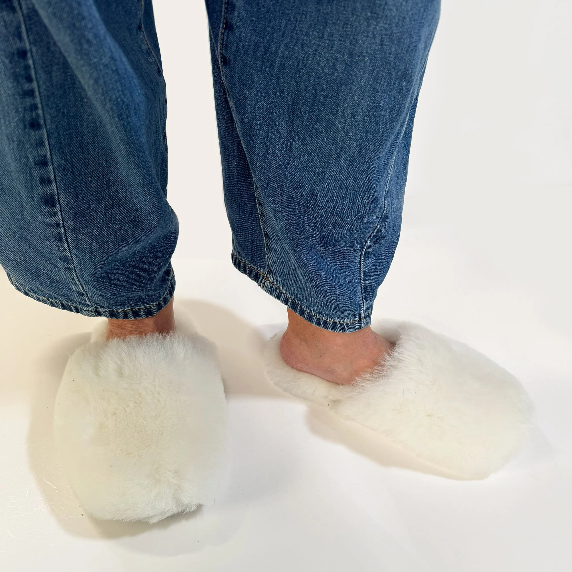 Cosy NZ Sheepskin Wool Out Slipper Scuffs - Image 6