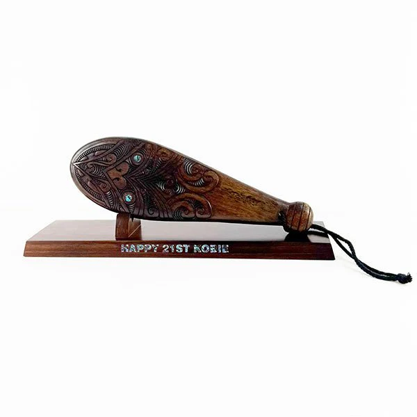 Mahogany Maori Patu - Image 9