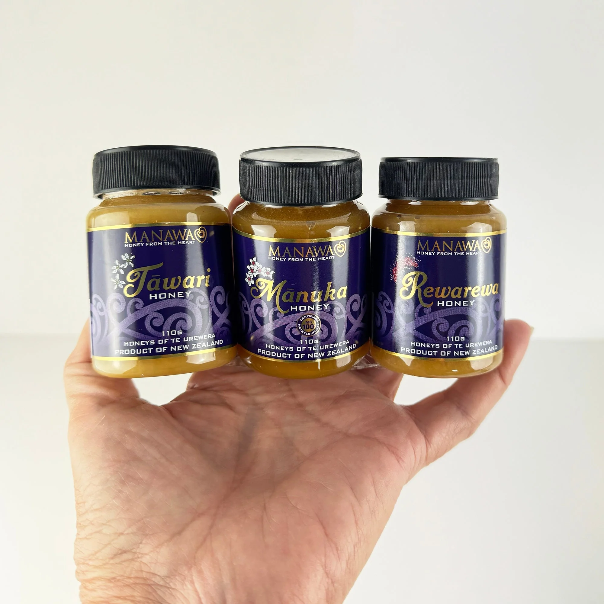 Manawa Honey 3-Pack - Tawari Rewarewa and Manuka - Image 2