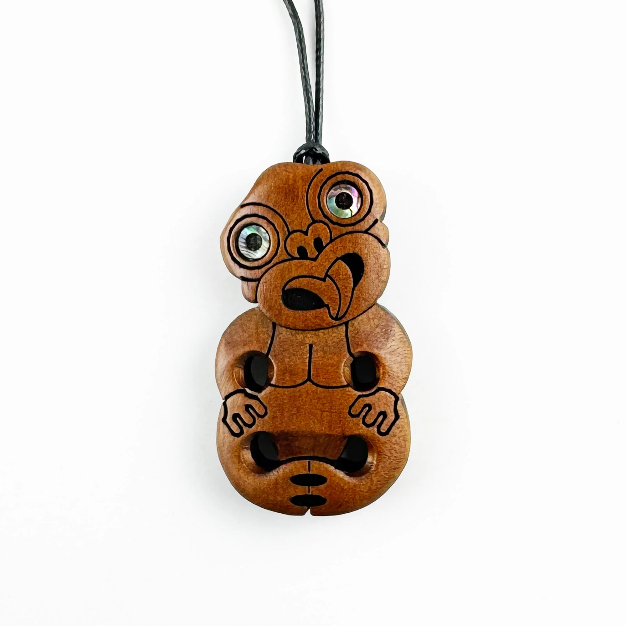 Maori Kauri Tiki Necklace