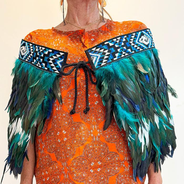 Māori Korowai Cape in Ngati Kahungunu Colours - Image 2