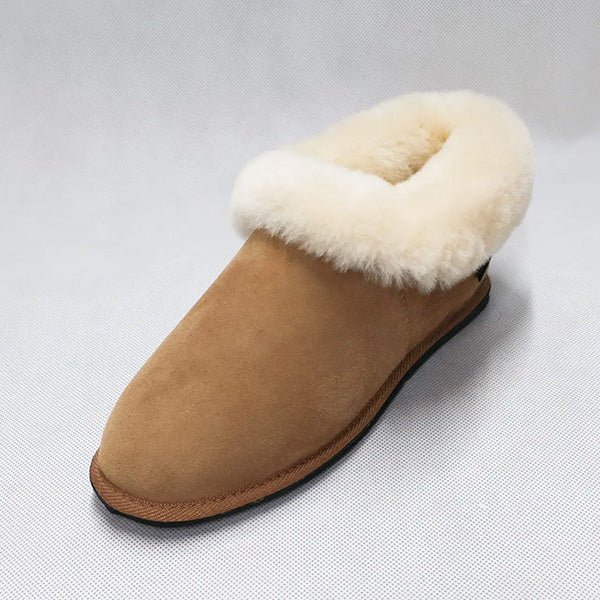 New Zealand Sheepskin Slippers with Roll Collar - Perfect to Keep Both Feet and Ankles Warm - Image 7