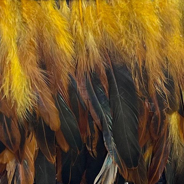 Māori Ngāti Whatua or Taranaki Short Gold Korowai - Image 5