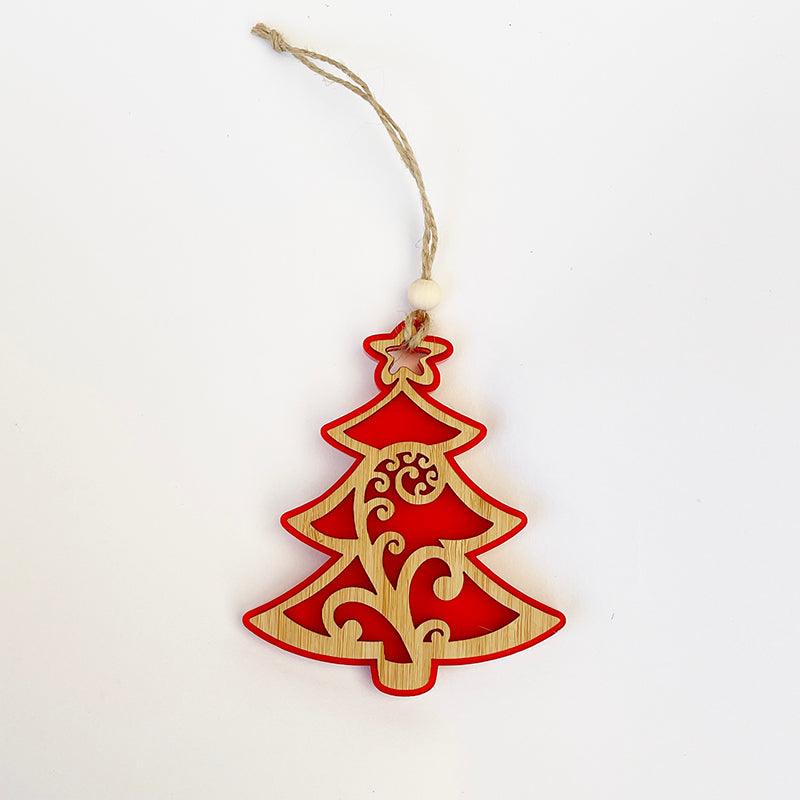 NZ Made Koru Christmas Tree Decoration