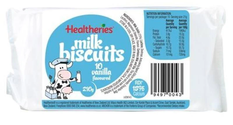 NZ Healtheries Milk Biscuits
