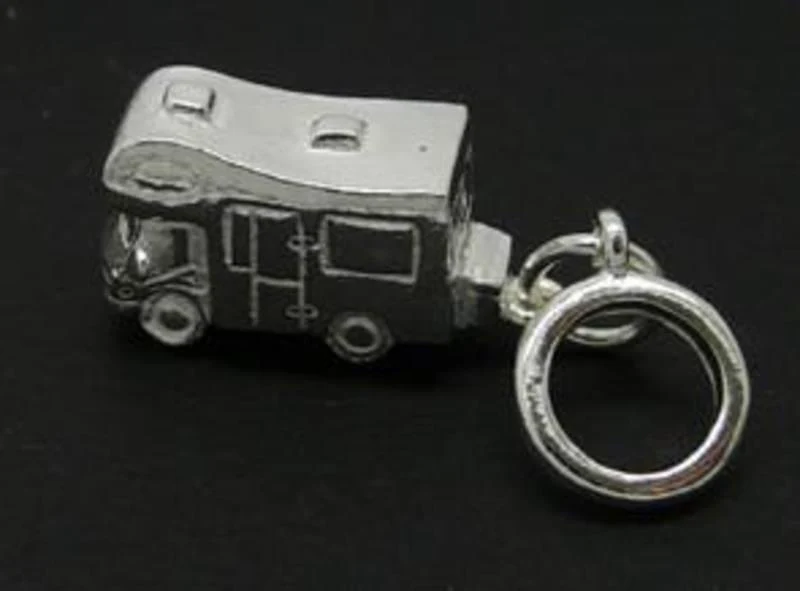 NZ Motor Home Sterling Silver Charm