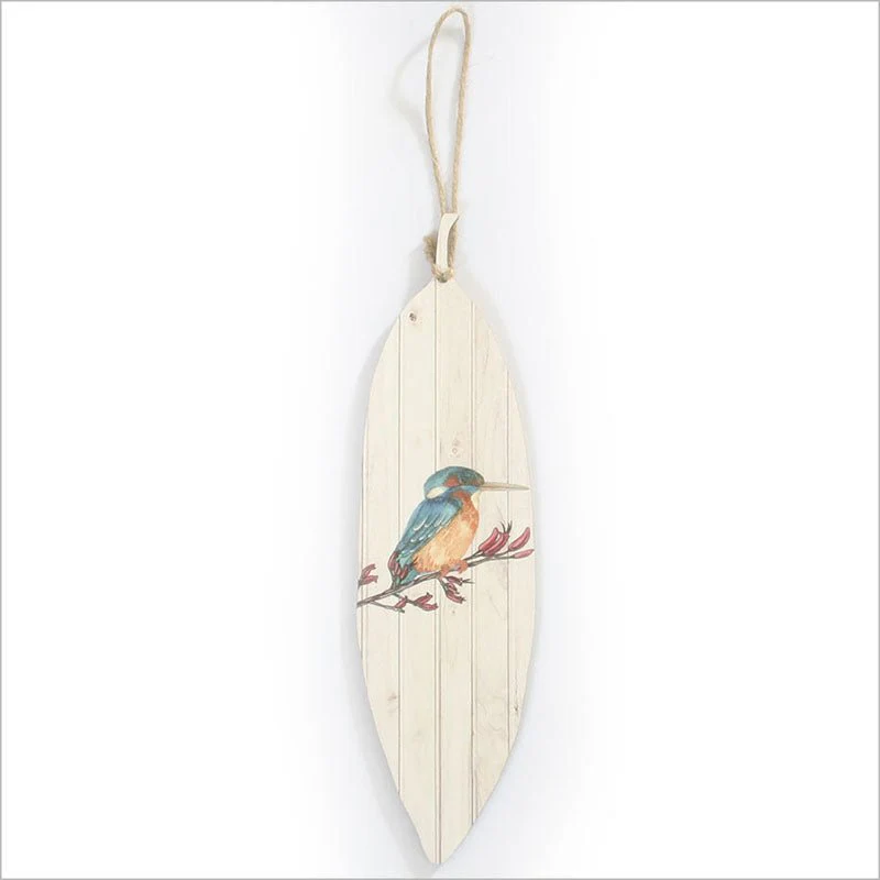 Pohutukawa Leaf Wall Art - Printed with Kingfisher Design