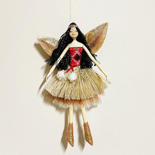 Pretty NZ Maori Poi Fairy Doll