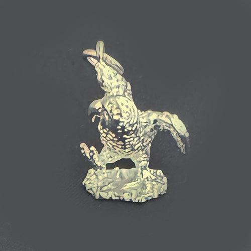 Sterling Silver NZ Kaka Bird Charm